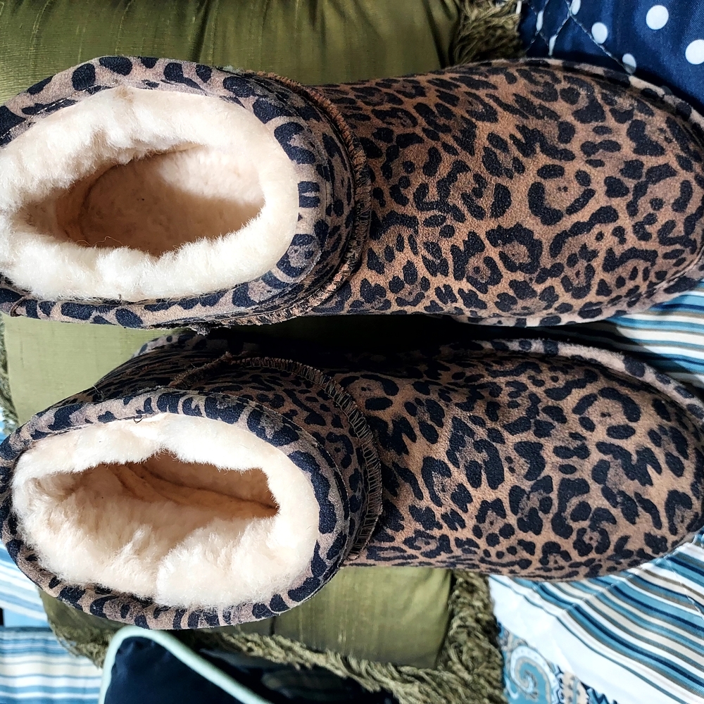 Leopard Print Women's Boots